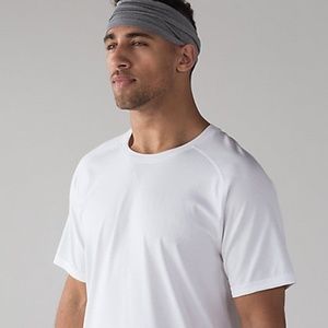 Lululemon Mens Metal Vent 2.0 Short Sleeve White L